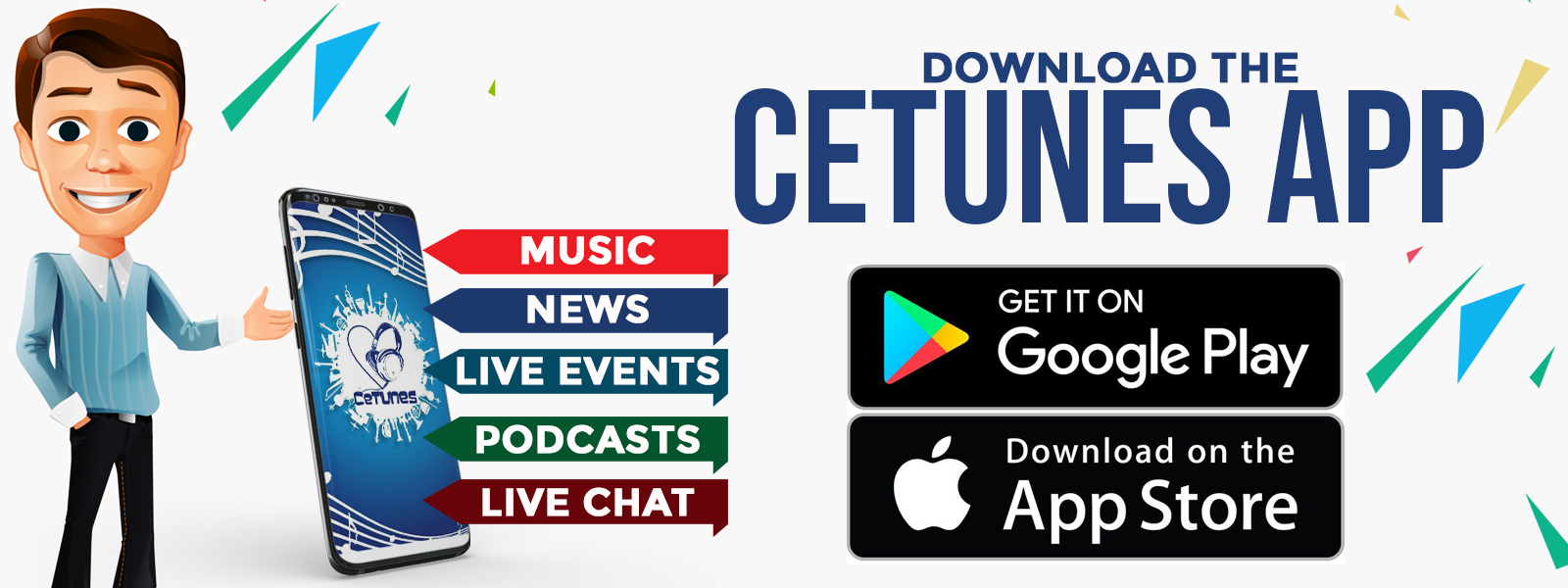 Download the Cetunes Mobile App