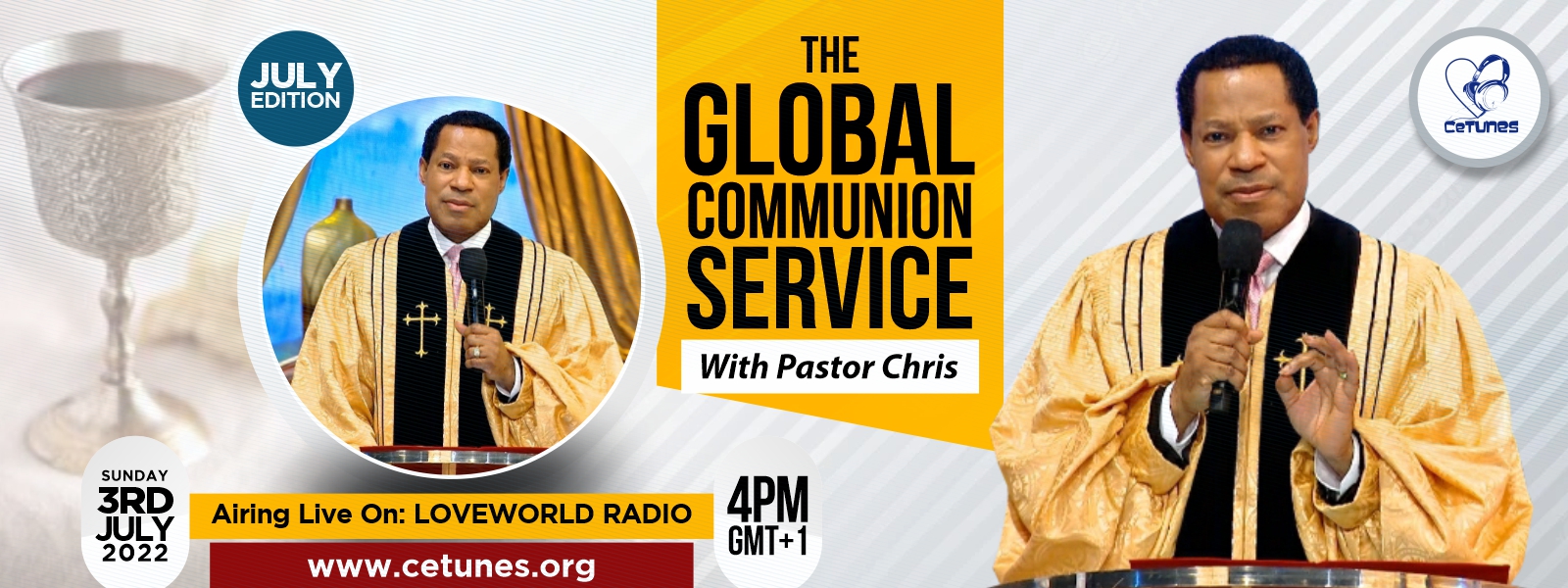 JULY GLOBAL COMMUNION SERVICE WITH PASTOR CHRIS