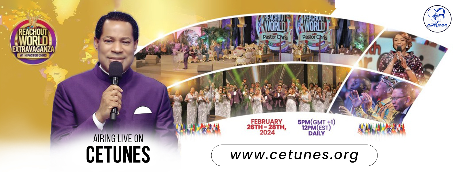 REACHOUT WORLD EXTRAVAGANZA WITH THE MAN OF GOD PASTOR CHRIS 