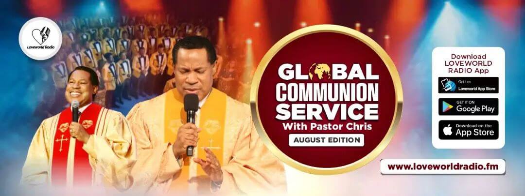 AUGUST COMMUNION SERVICE WITH PASTOR CHRIS 