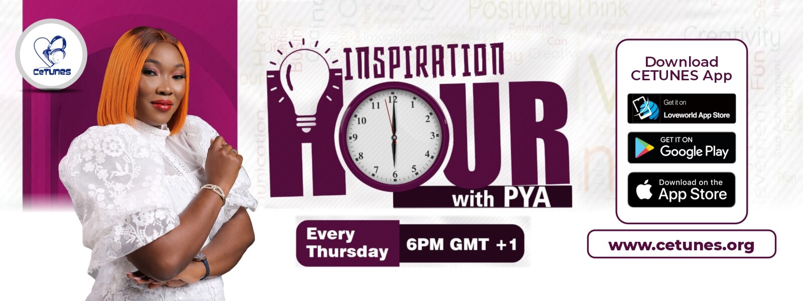 INSPIRATION HOUR WITH PYA