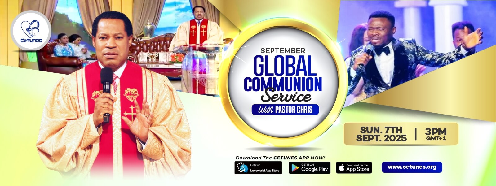 GLOBAL COMMUNION SERVICE WITH PASTOR CHRIS - SEPTEMBER EDITION
