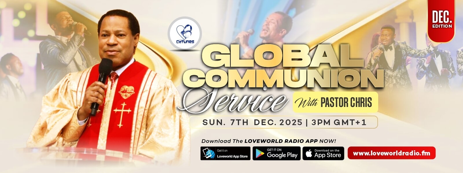 GLOBAL COMMUNION SERVICE WITH PASTOR CHRIS - DECEMBER EDITION