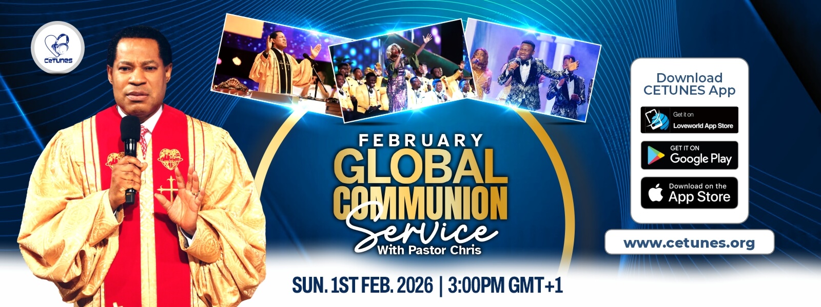 GLOBAL COMMUNION SERVICE WITH PASTOR CHRIS - FEBRUARY EDITION