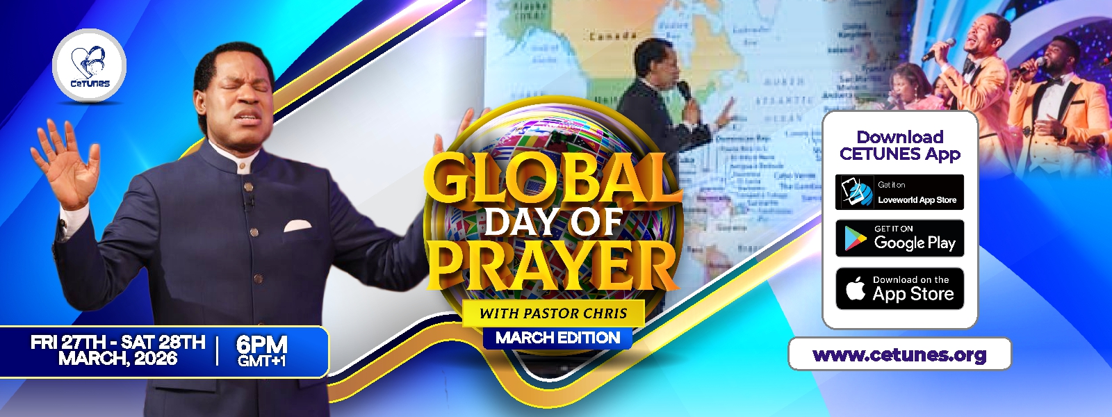 GLOBAL DAY OF PRAYER WITH PASTOR CHRIS