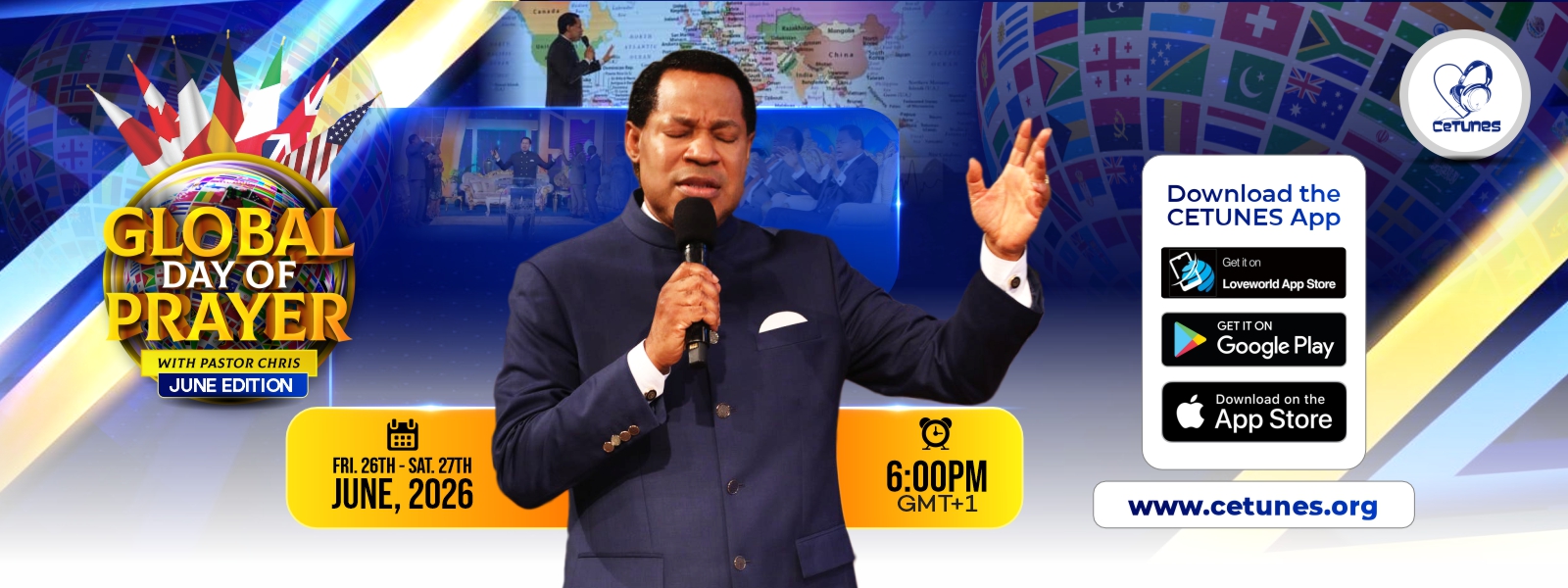 GLOBAL DAY OF PRAYER WITH PASTOR CHRIS