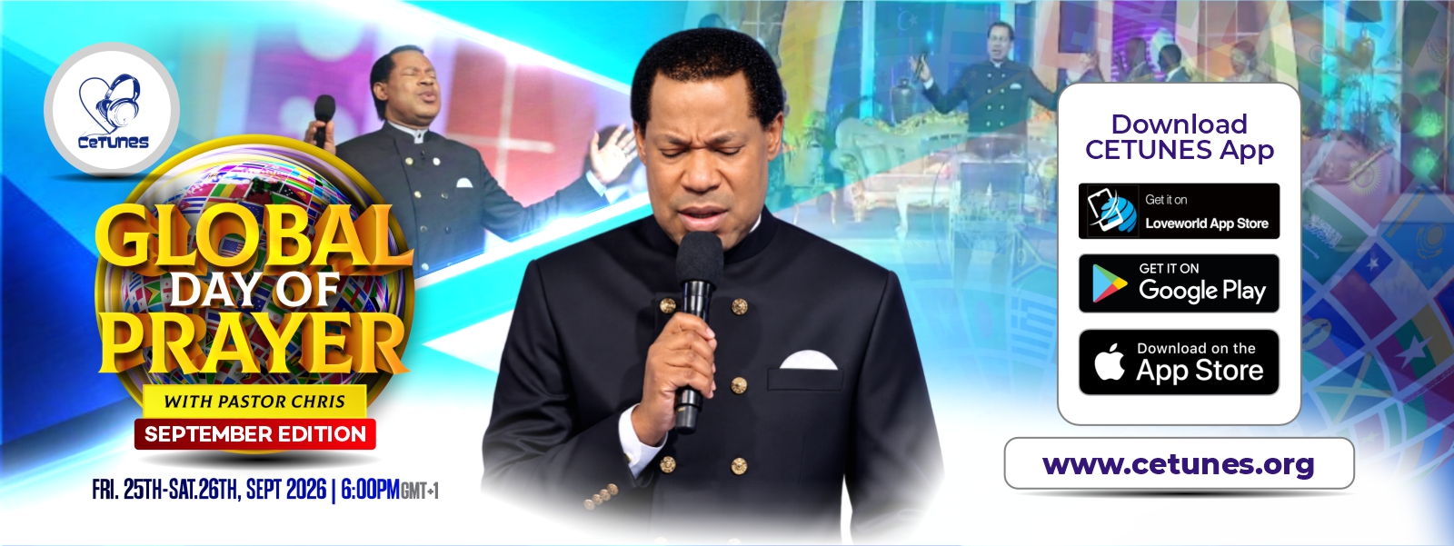 SEPTEMBER EDITION OF THE GLOBAL DAY OF PRAYER WITH PASTOR CHRIS