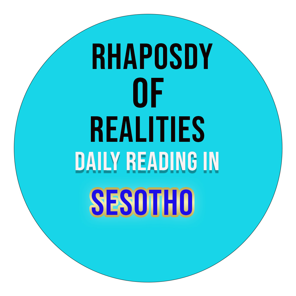 RHAPSODY OF REALITIES IN SESOTHO LANGUAGE | CeTunes Podcast